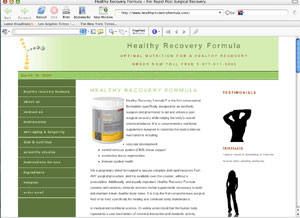 healthy recovery formula